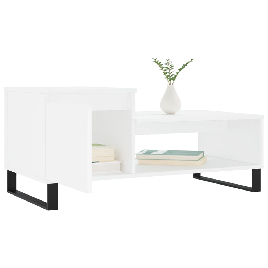 Mesa de centro 100x50x45 cm derivados de madeira branco