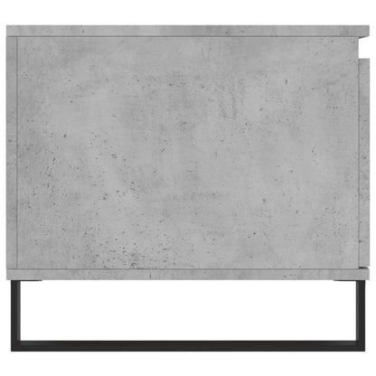 Mesa de centro 100x50x45 cm derivados madeira cinzento cimento