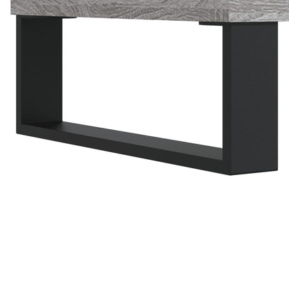 Mesa de centro 100x50x45 cm derivados madeira cinzento sonoma