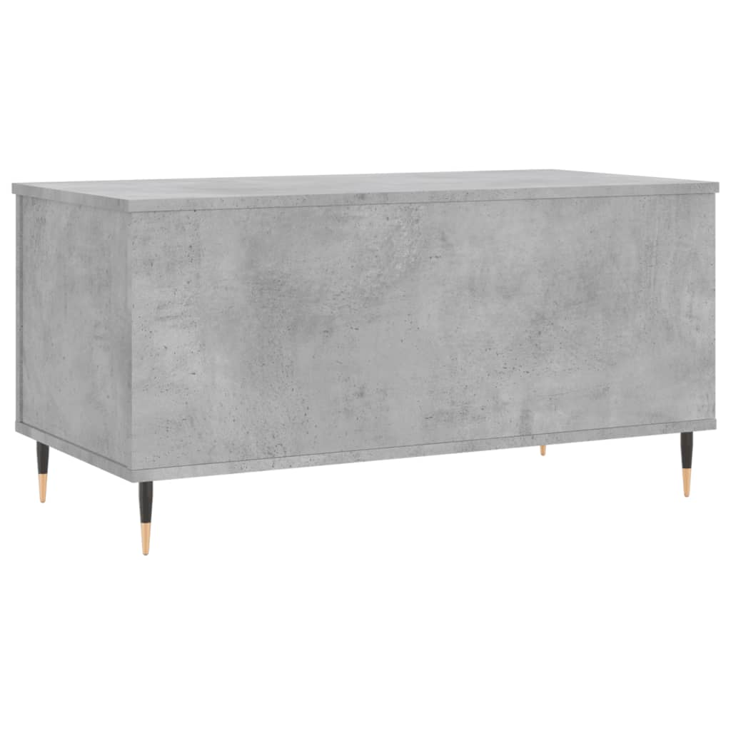 Mesa de centro 90x44,5x45 derivados de madeira cinzento cimento