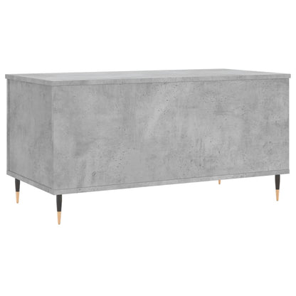 Mesa de centro 90x44,5x45 derivados de madeira cinzento cimento