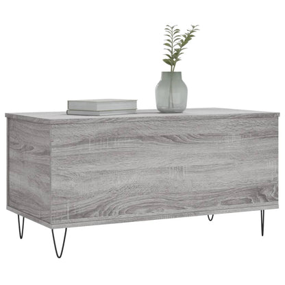 Mesa de centro 90x44,5x45 cm derivados de madeira cinza sonoma