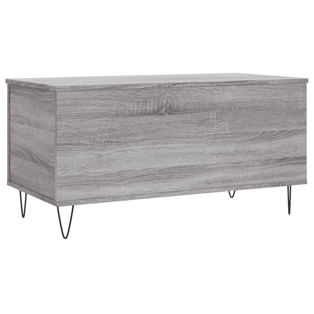 Mesa de centro 90x44,5x45 cm derivados de madeira cinza sonoma