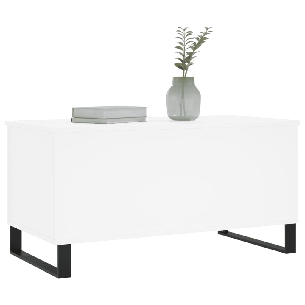 Mesa de centro 90x44,5x45 cm derivados de madeira branco