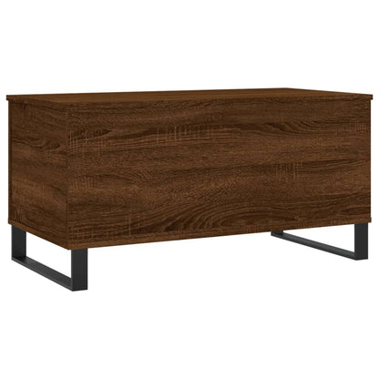 Mesa centro 90x44,5x45 cm derivados madeira carvalho castanho