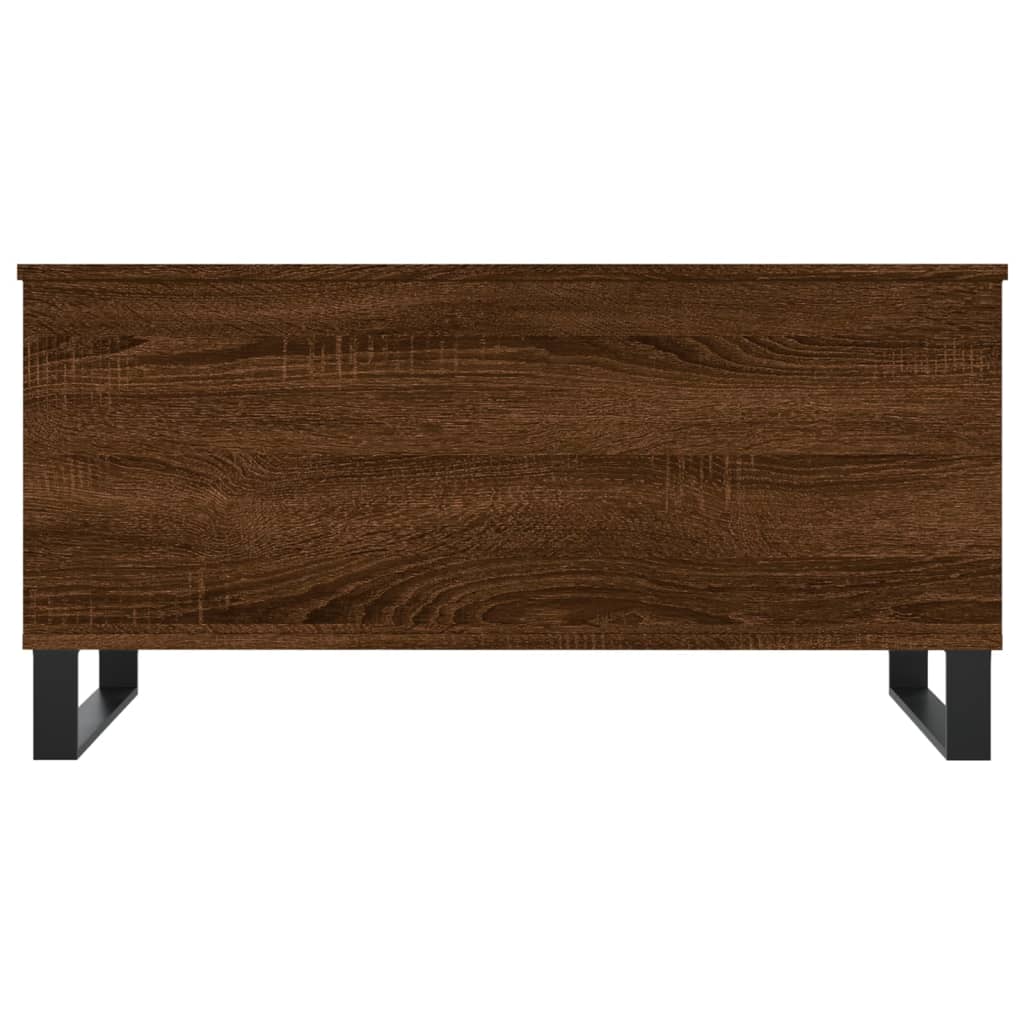 Mesa centro 90x44,5x45 cm derivados madeira carvalho castanho