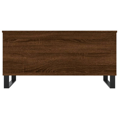 Mesa centro 90x44,5x45 cm derivados madeira carvalho castanho