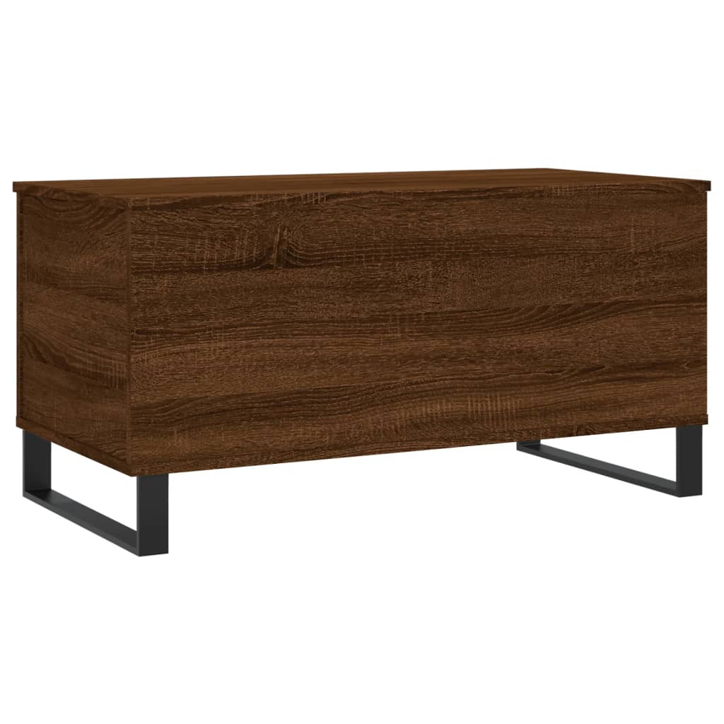 Mesa centro 90x44,5x45 cm derivados madeira carvalho castanho