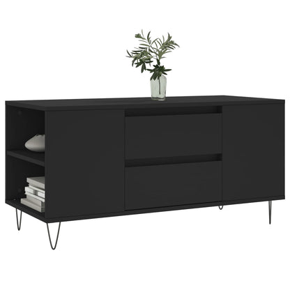 Mesa de centro 102x44,5x50 cm derivados de madeira preto