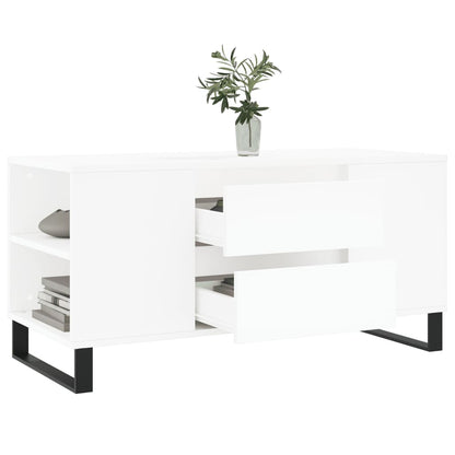 Mesa de centro 102x44,5x50 cm derivados de madeira branco