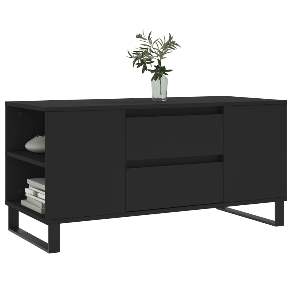 Mesa de centro 102x44,5x50 cm derivados de madeira preto