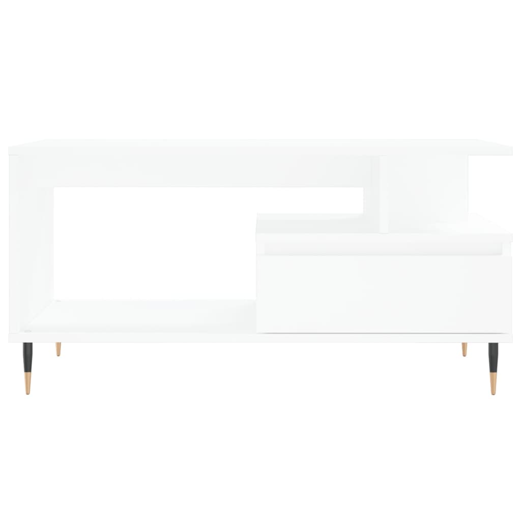 Mesa de centro 90x49x45 cm derivados de madeira branco