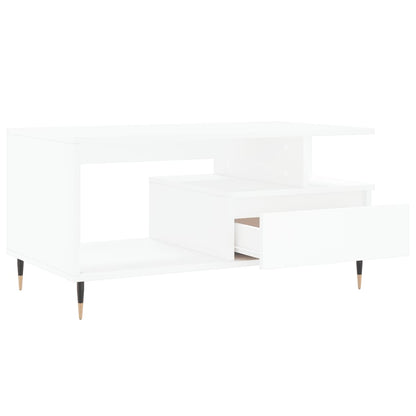 Mesa de centro 90x49x45 cm derivados de madeira branco