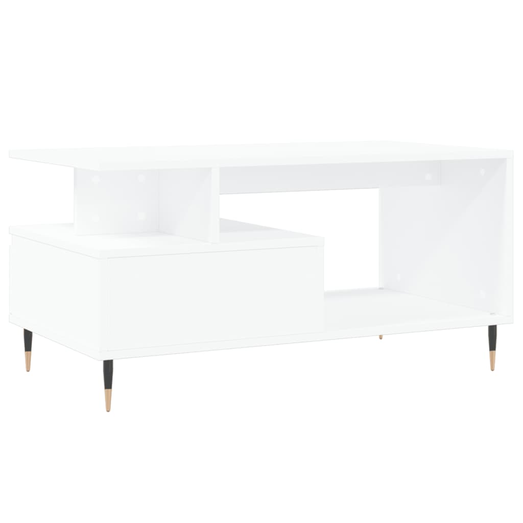 Mesa de centro 90x49x45 cm derivados de madeira branco