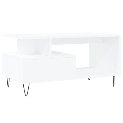 Mesa de centro 90x49x45 cm derivados de madeira branco