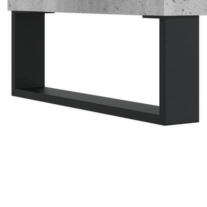 Mesa de centro 90x49x45 derivados de madeira cinzento cimento