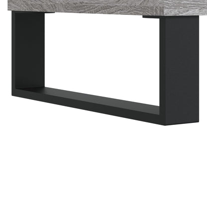 Mesa de centro 90x49x45 cm derivados de madeira cinzento sonoma