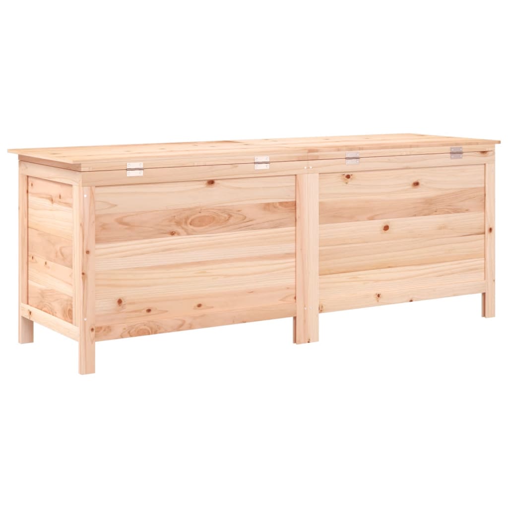 Caixa de arrumação para jardim 150x50x56,5 cm abeto maciço