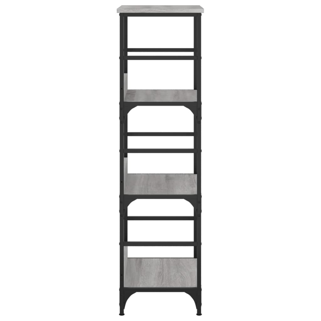 Estante 50x33x117,5 cm derivados de madeira cinzento sonoma