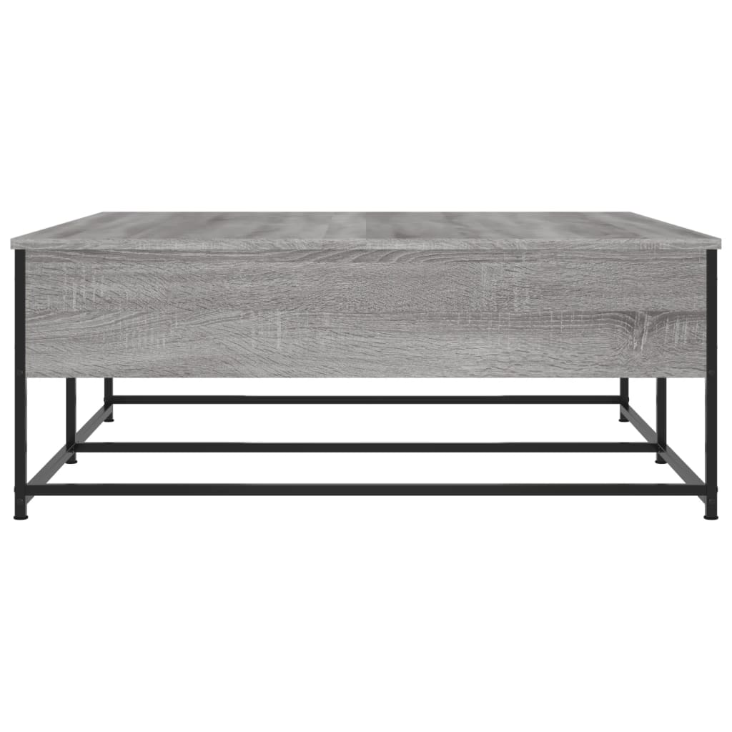 Mesa de centro 100x99x40 cm derivados madeira cinzento sonoma