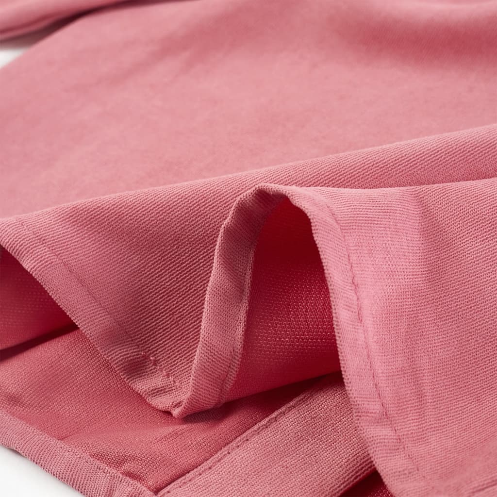 Blusa para criança com mangas abalonadas rosa-velho 140