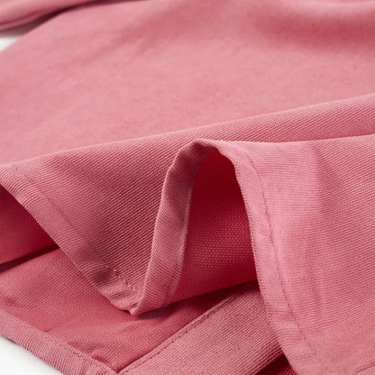 Blusa para criança com mangas abalonadas rosa-velho 140