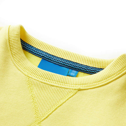 Sweatshirt para criança amarelo-claro 104