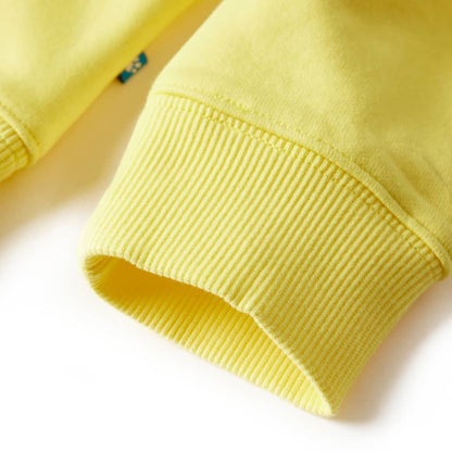 Sweatshirt para criança amarelo-claro 104