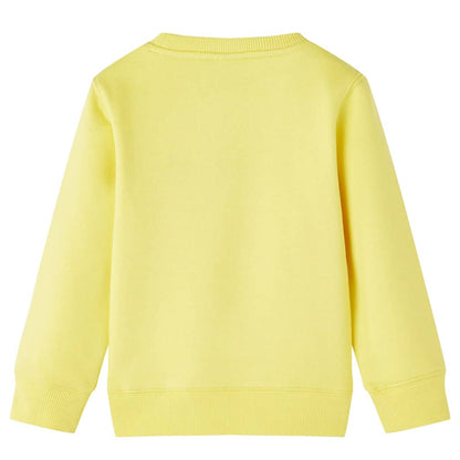 Sweatshirt para criança amarelo-claro 116