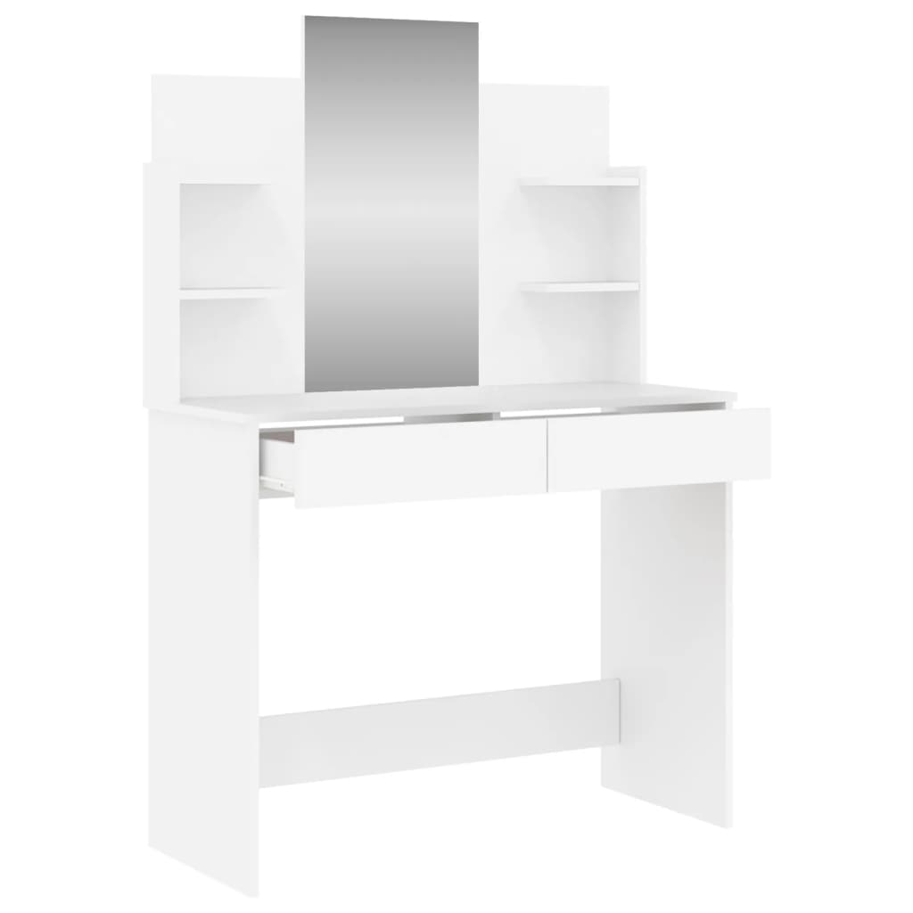 Toucador com espelho 96x39x142 cm cor branco