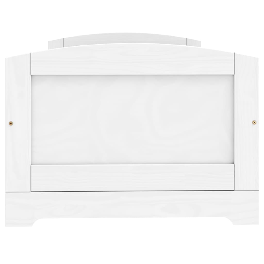 Estrutura de Cama Agata com 5 Gavetas - 90x200cm - Branco - Design Natura