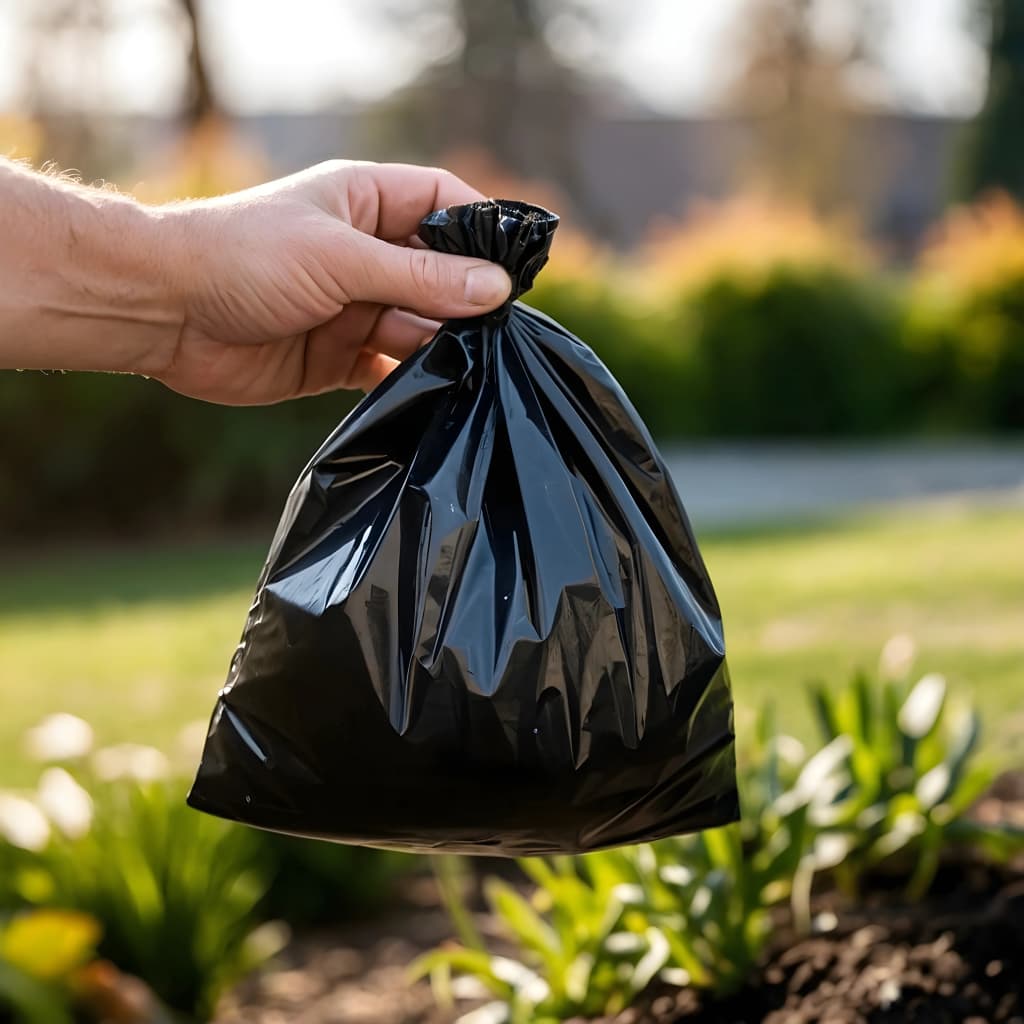 Sacos higiénicos para cães 750 pcs 30x20 cm PE preto