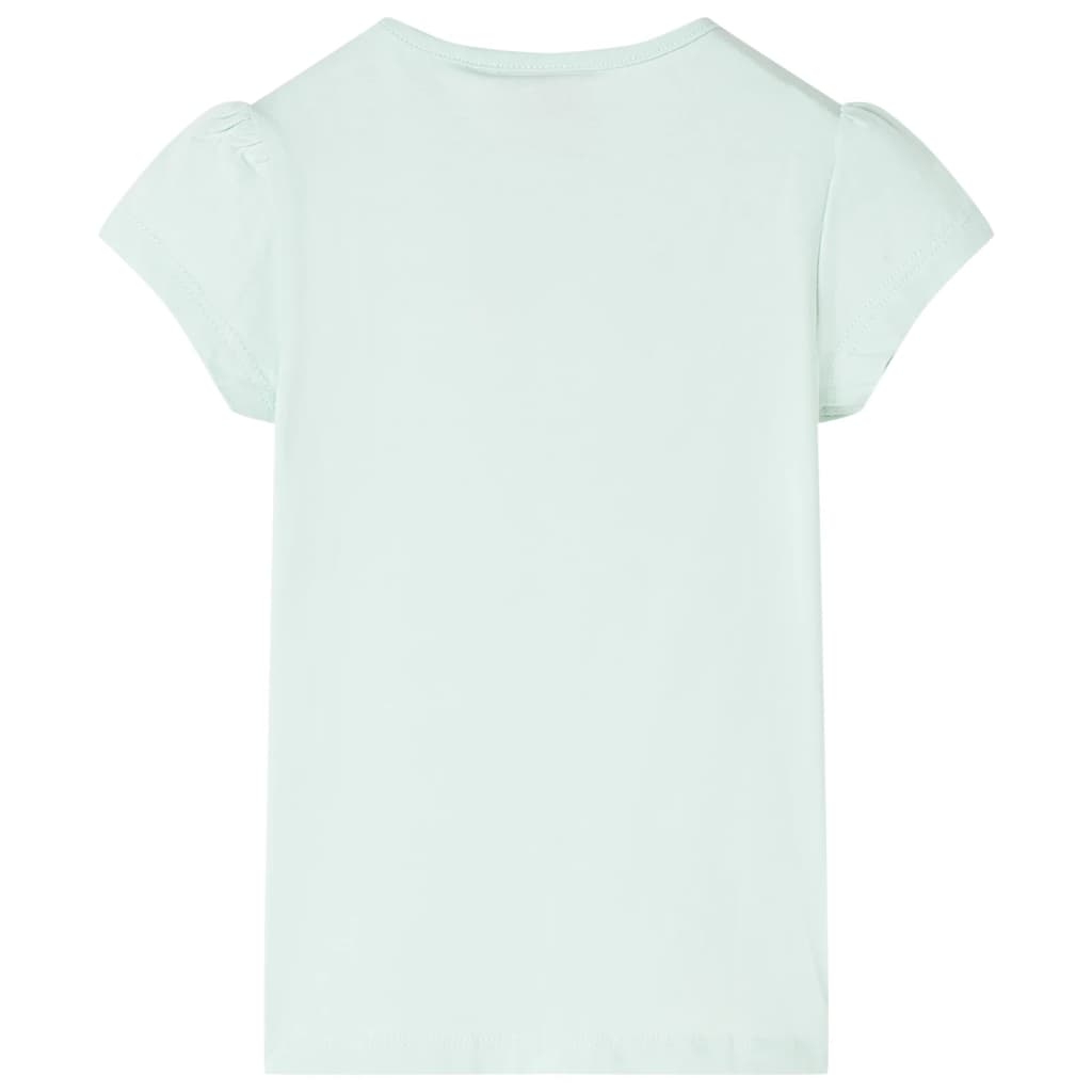 T-shirt infantil menta-claro 92