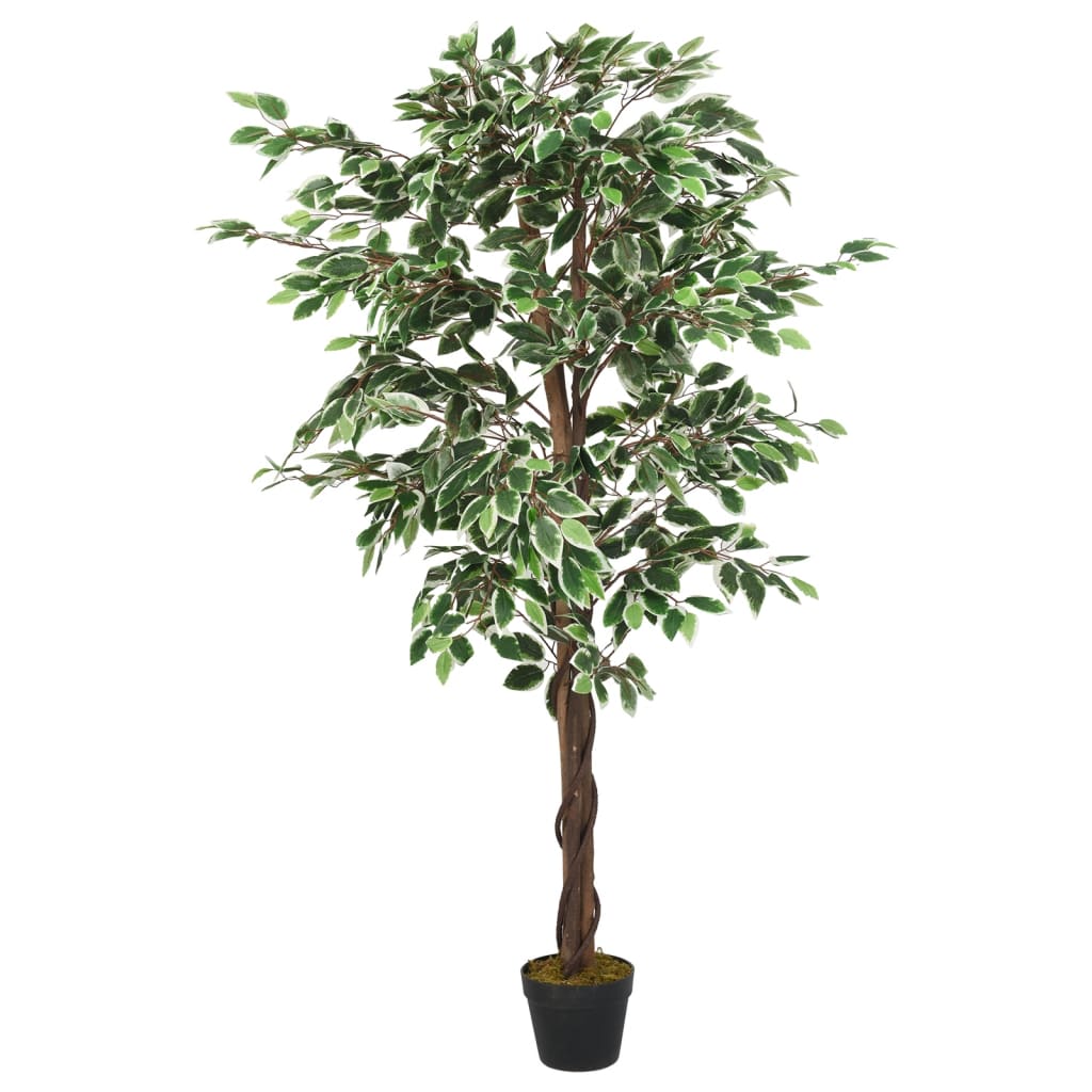 Figueira artificial 1260 folhas 200 cm verde