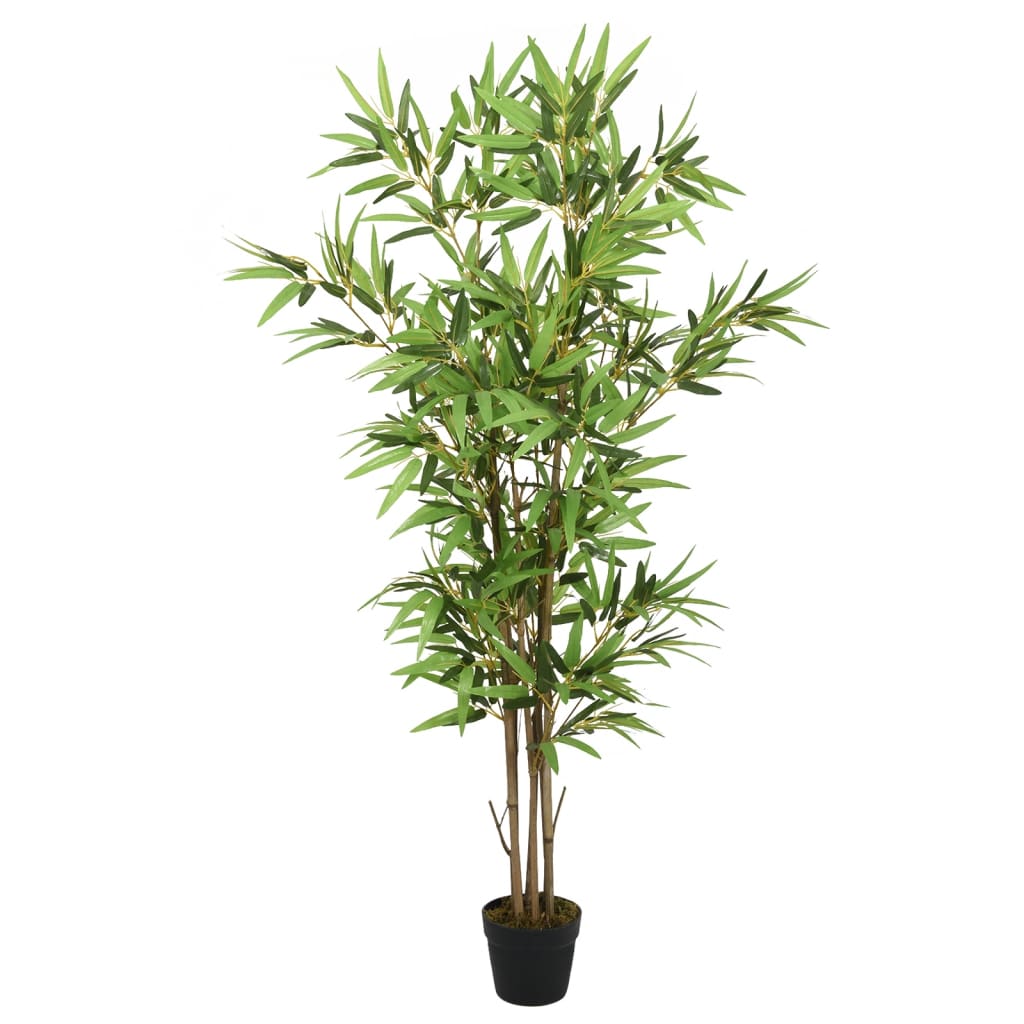 Árvore de bambu artificial 368 folhas 80 cm verde