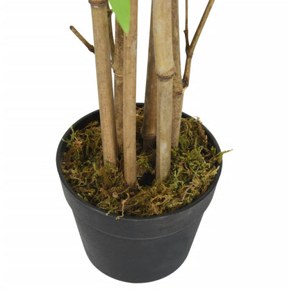 Árvore de bambu artificial 368 folhas 80 cm verde