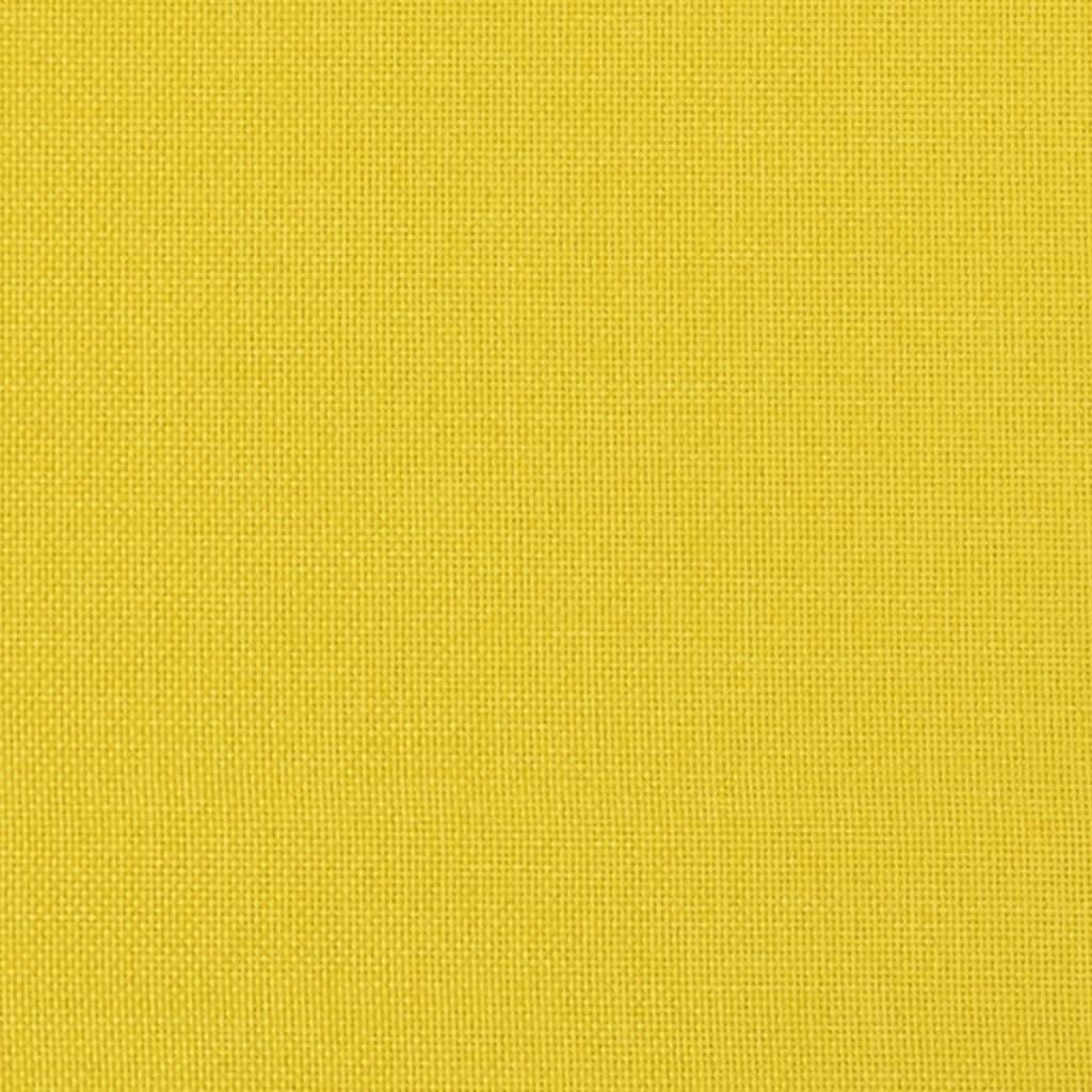 Poltrona 60 cm tecido amarelo-claro