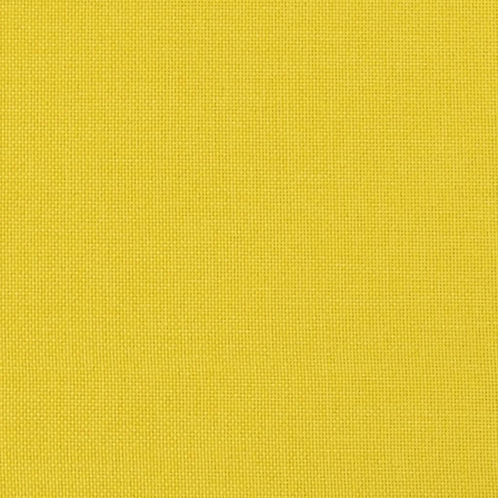 Poltrona Seiva - Em Tecido - Cor Amarelo - Assento, Apóios de Braços e Encosto Densamente Acolchoados - 78x77x80 cm - Design Escandinavo