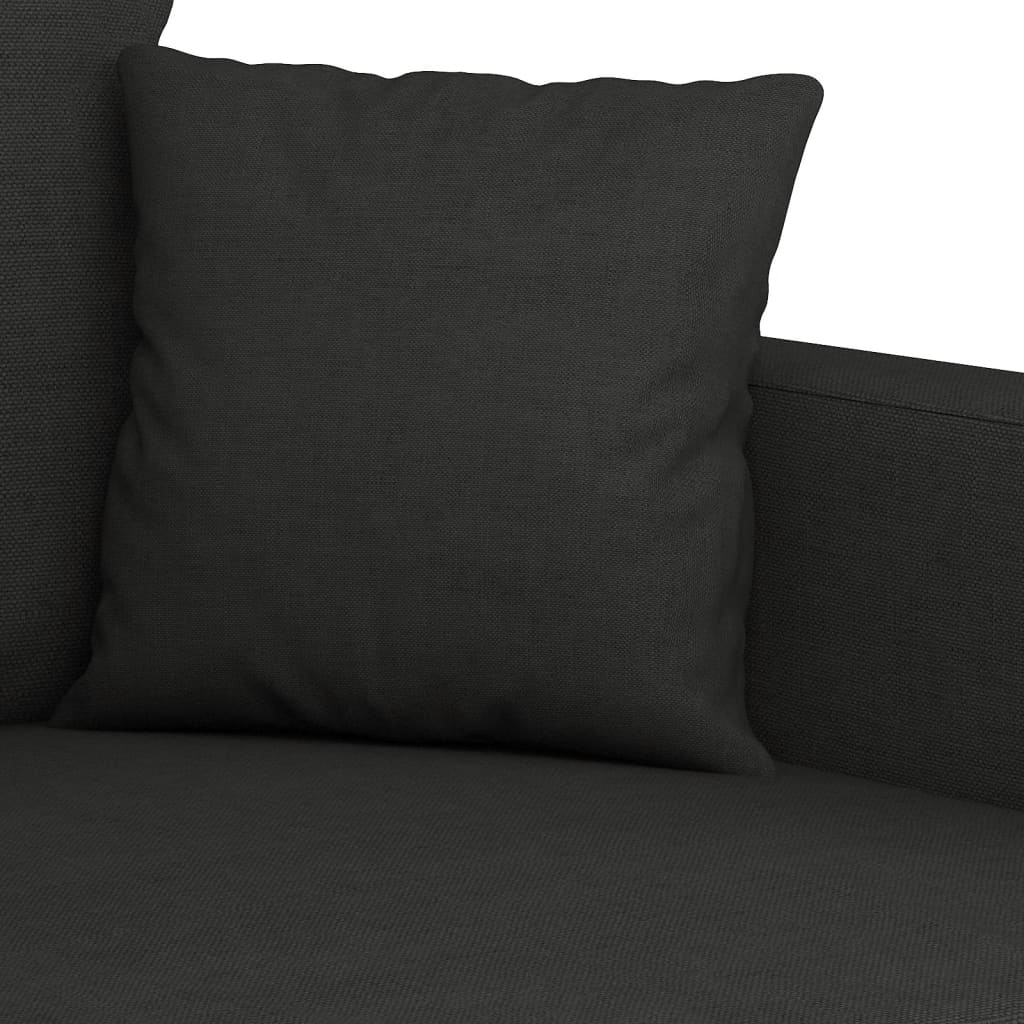 Poltrona Terra - Em Tecido - Cor Preto - 78x77x80 cm - A Poltrona Terra é muito confortável com o seu Assento, Apóios de Braços e Encosto devidamente acolchoados - Design Nórdico