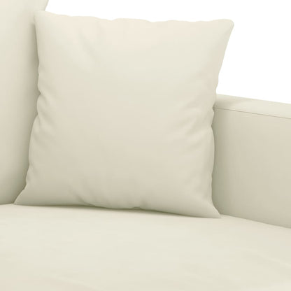 Poltrona 60 cm veludo cor creme