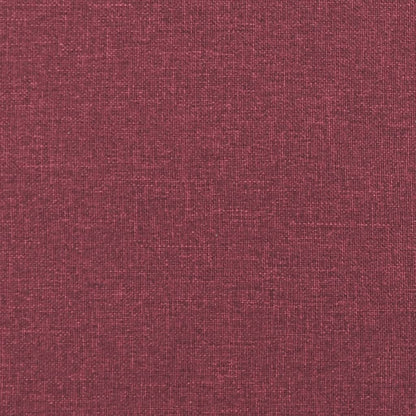 Poltrona Bianca - Em Tecido - Cor Vermelho Escuro - 78x77x80 cm - Assento, Apóios de Braços e Encosto Densamente Acolchoados - Design Nórdico