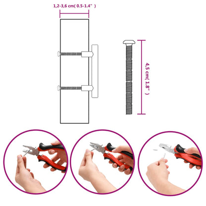 Puxadores para móveis 20 pcs 64 mm aço inoxidável prateado