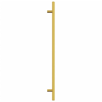 Puxadores para móveis 20 pcs 320 mm aço inoxidável dourado