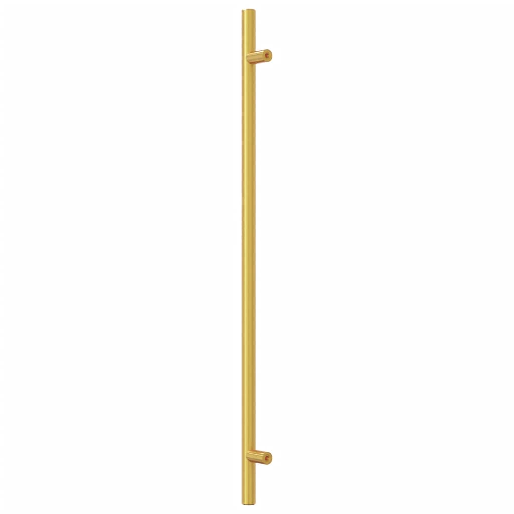 Puxadores para móveis 20 pcs 320 mm aço inoxidável dourado