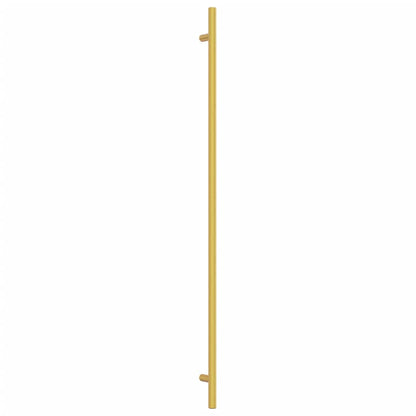 Puxadores para móveis 20 pcs 480 mm aço inoxidável dourado