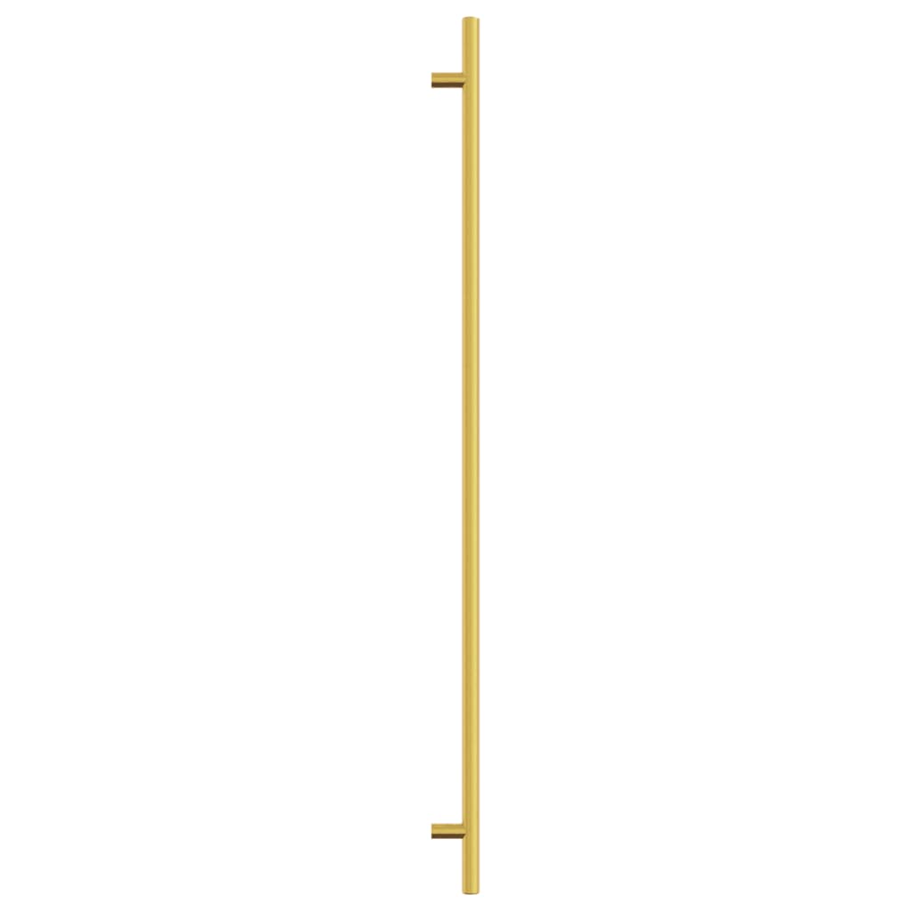 Puxadores para móveis 20 pcs 480 mm aço inoxidável dourado