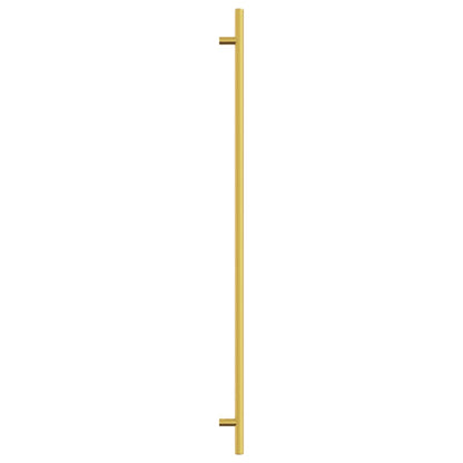 Puxadores para móveis 20 pcs 480 mm aço inoxidável dourado