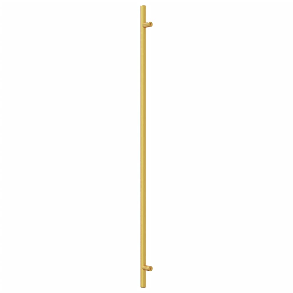 Puxadores para móveis 20 pcs 480 mm aço inoxidável dourado