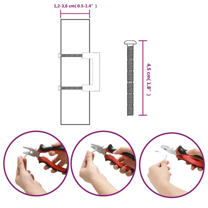 Puxadores para móveis 20 pcs 64 mm aço inoxidável prateado