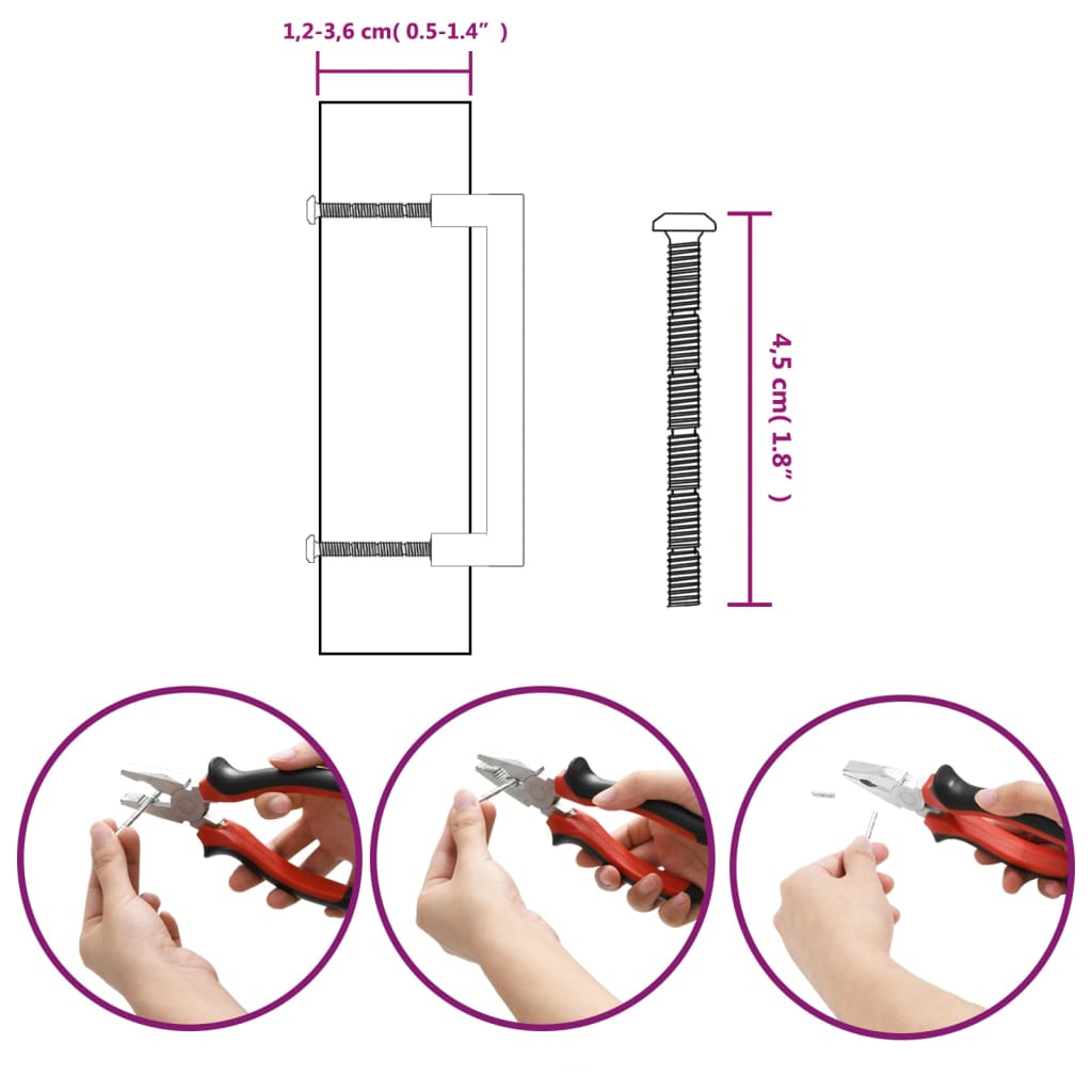 Puxadores para móveis 20 pcs 128 mm aço inoxidável prateado